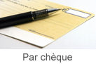 Paiement par chèque